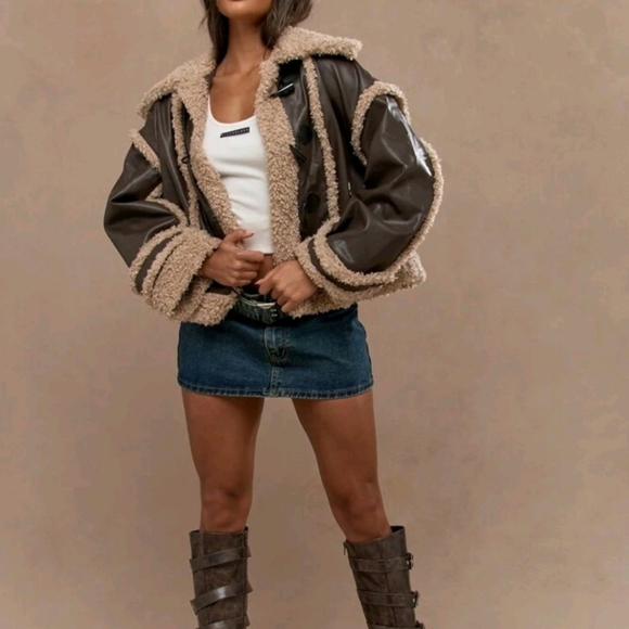 Jackets & Blazers - Duffled Shearling Coat Winter Wear